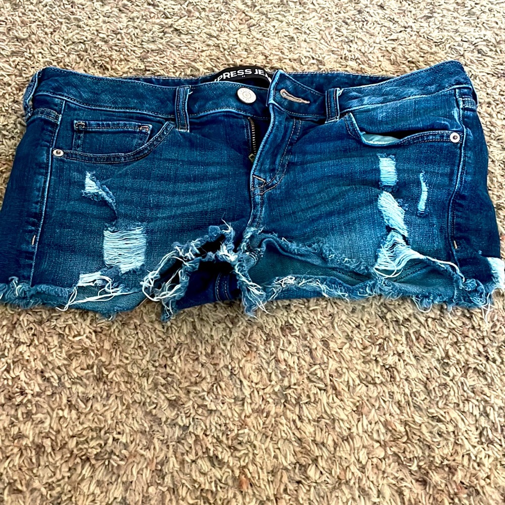 Express Size 6 Shortie Shorts